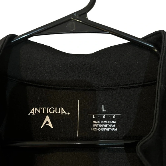 Men's Antigua Black Pittsburgh Pirates Passage Full-Zip Jacket Size Large‎ - Picture 3 of 4